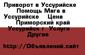 Приворот в Уссурийске. Помощь Мага в Уссурийске. › Цена ­ 1 000 - Приморский край, Уссурийск г. Услуги » Другие   